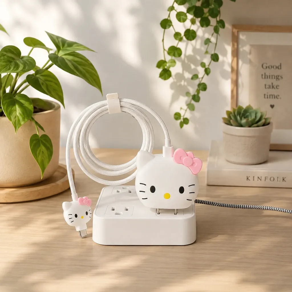 Hello Kitty Charger Protector (Compatible with 18/20W Apple Chargers)