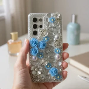 Samsung S24 Ultra - Lavender Crystal Bloom Cover