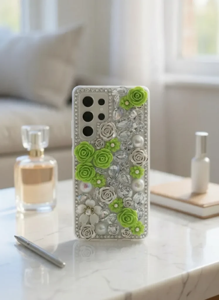 Samsung S25 Ultra - Lavender Crystal Bloom Cover