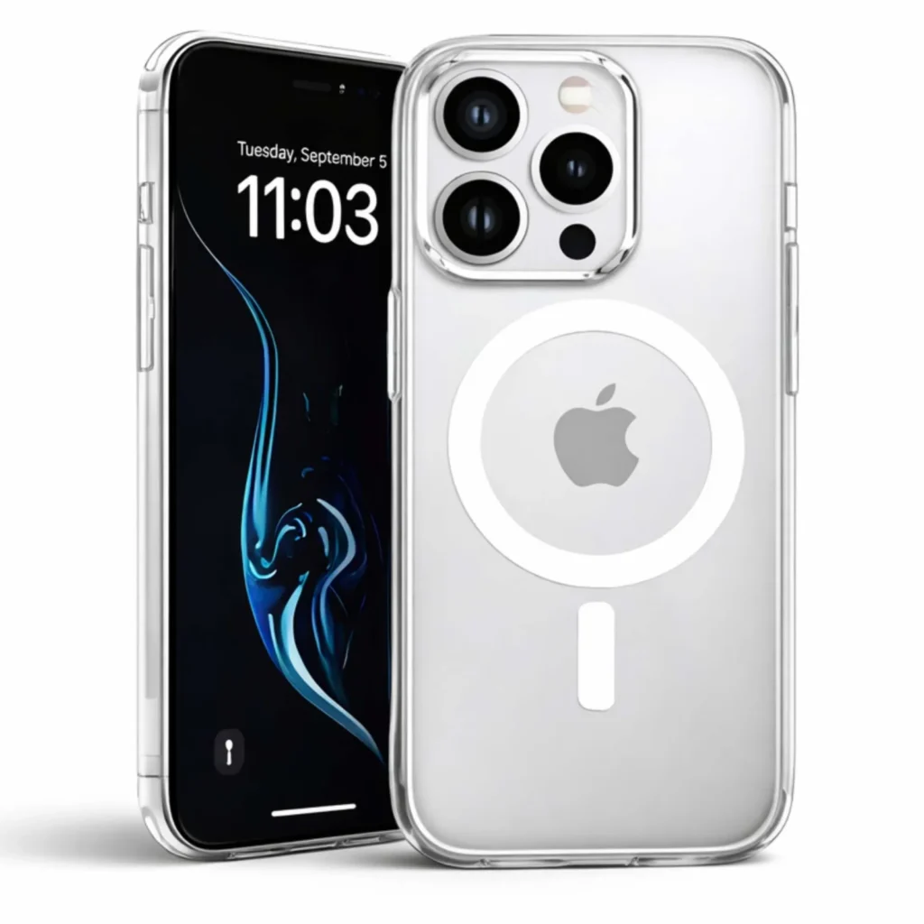 IPhone 16 Pro - Anti Yellow CrystalArc Mag-Safe Case