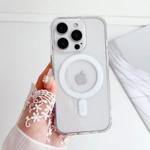 IPhone 16 ProMax - Anti Yellow CrystalArc Mag-Safe Case