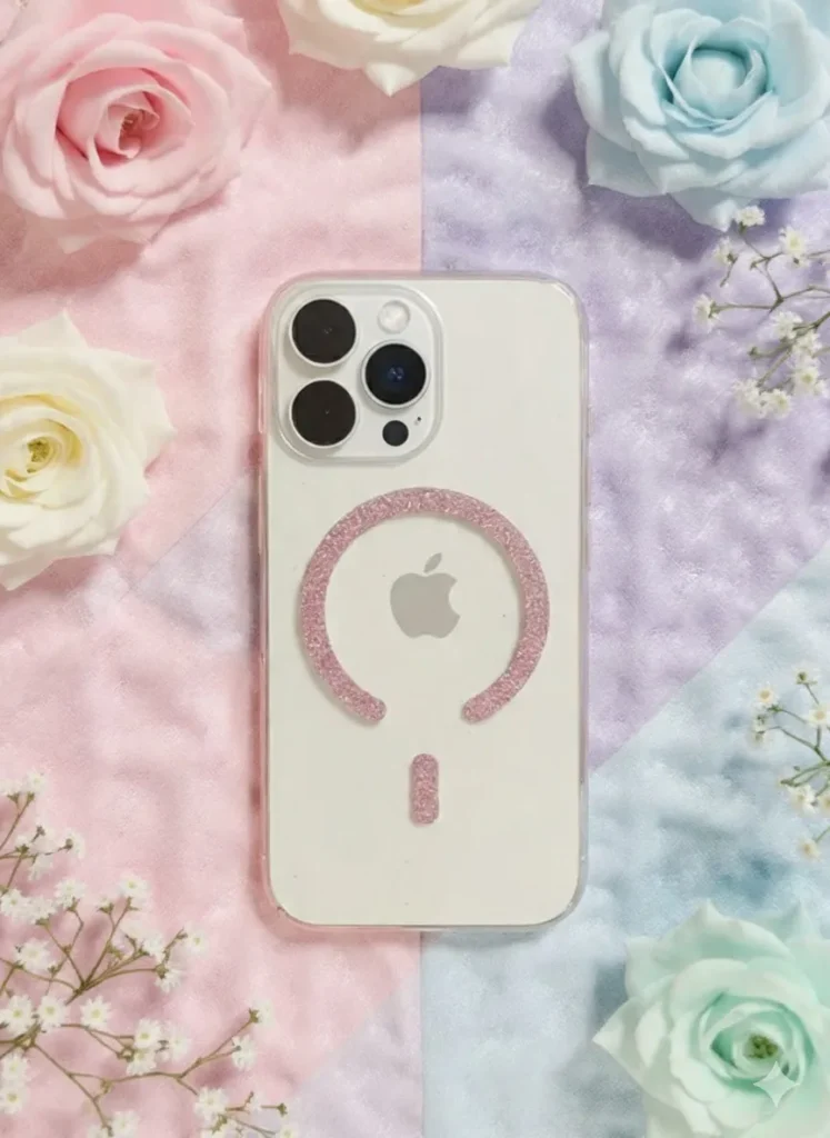 IPhone 16 Pro - Crystal Glitz MagShell (Anti Yellow)