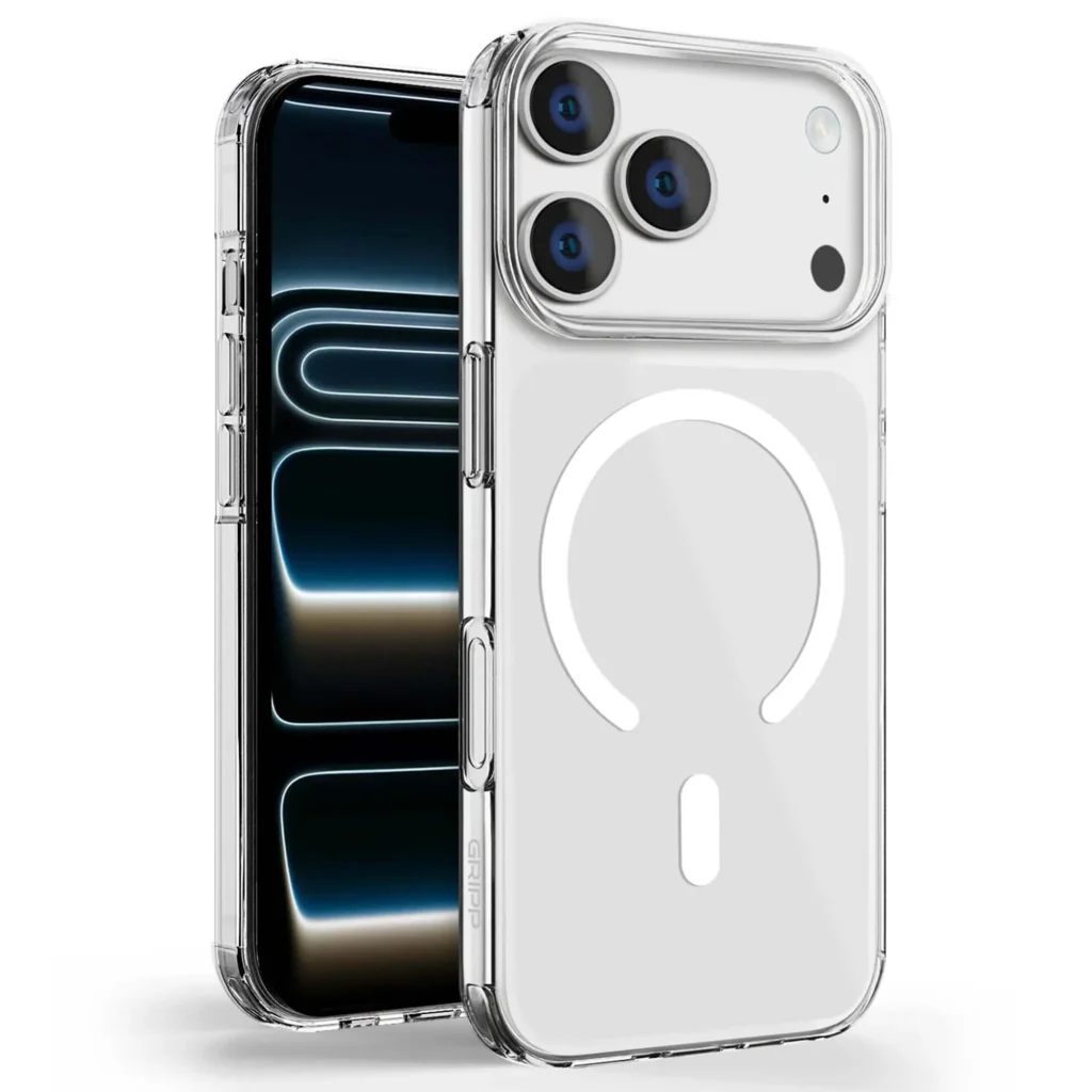 IPhone 17 Pro - Anti Yellow CrystalArc illumination ActiveRing Mag-Safe Case