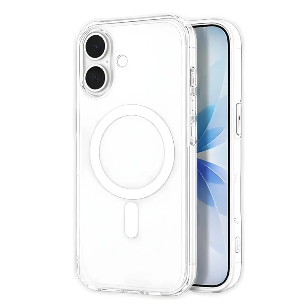 IPhone 17 - Anti Yellow CrystalArc illumination ActiveRing Mag-Safe Case