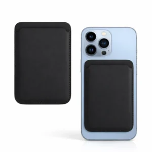 MagElite Leather Smart Wallet for iPhone - Black