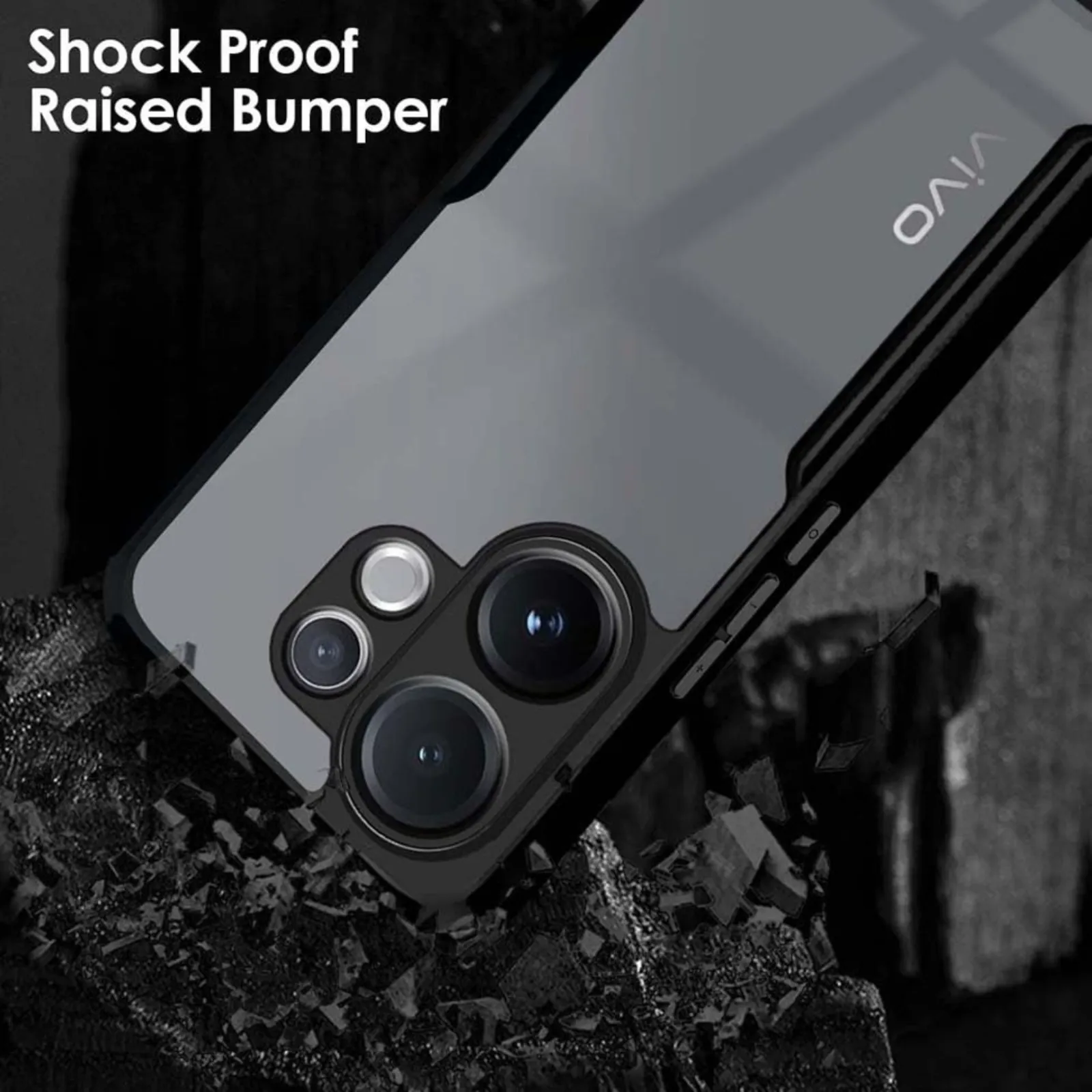 Vivo V60 - AeroForge Transparent Armor Case - Image 3