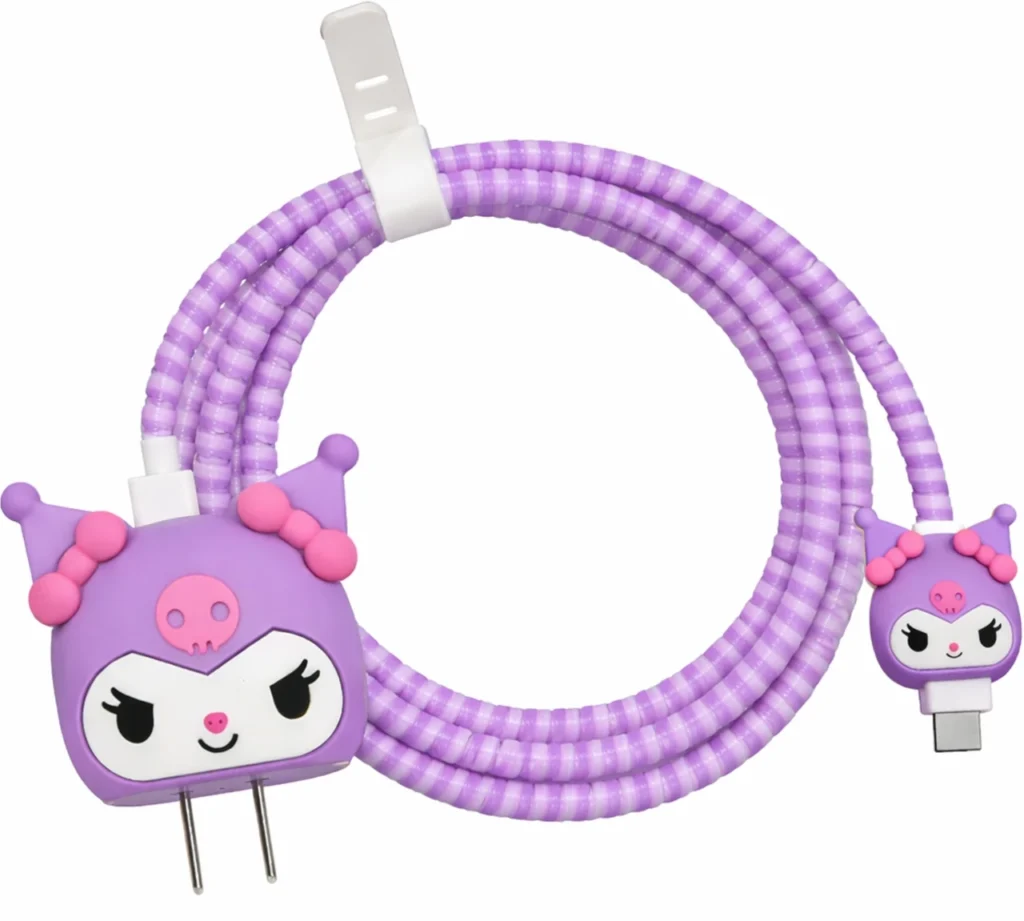 Purple Bunny Charger Protector for iPhone 18/20W