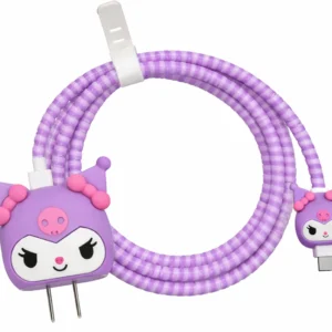 Purple Bunny Charger Protector for iPhone 18/20W