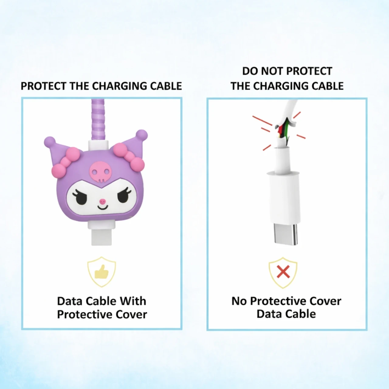 Purple Bunny Charger Protector for iPhone 18/20W - Image 4